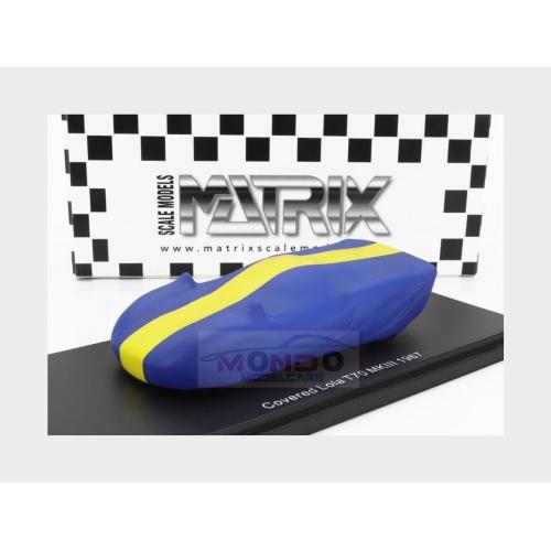 1:43 MATRIX Lola Under Cover T70 Mkiii Race Version 1967 Blue Yellow MXR91208-011