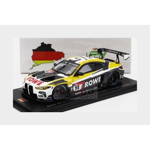 1:43 SPARK Bmw 4-Series M4 Gt3 Team Rowe Racing #98 2Nd 24H Nurburgring 2023 Marco Wittmann Sheldon Van Der Linde Dries Vanthoor Maxime Martin SG897