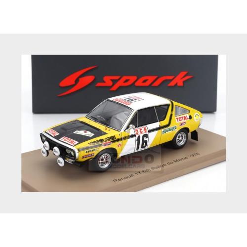 1:43 SPARK Renault R17 #16 Rally Du Maroc 1976 J.Prive Tilber S6191