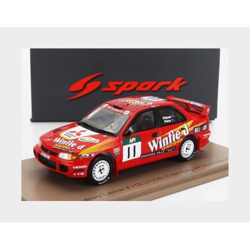 1:43 SPARK Mitsubishi Lancer Evolution Iii #11 Rally Api Australian 1997 Ed Ordynski Mark Stacey S6516