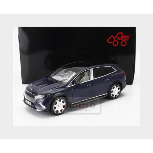 1:18 NZG Mercedes Benz Maybach Eqs 680 (Z296) Suv 2024 Soldalith Blue 1060-23