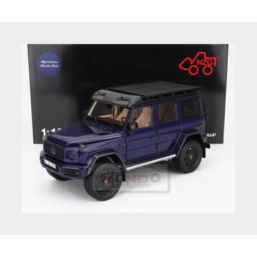 1:18 NZG Mercedes Benz G-Class G63 4X4 Amg 2023 Mystic Blue 1075-20