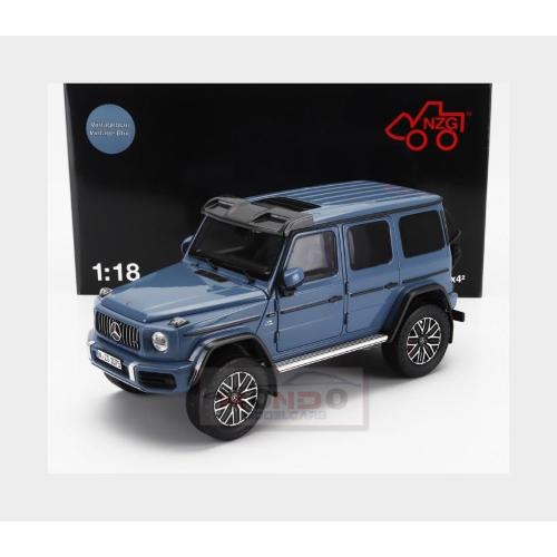 1:18 NZG Mercedes Benz G-Class G63 4X4 Amg 2023 Vintage Blue 1075-21