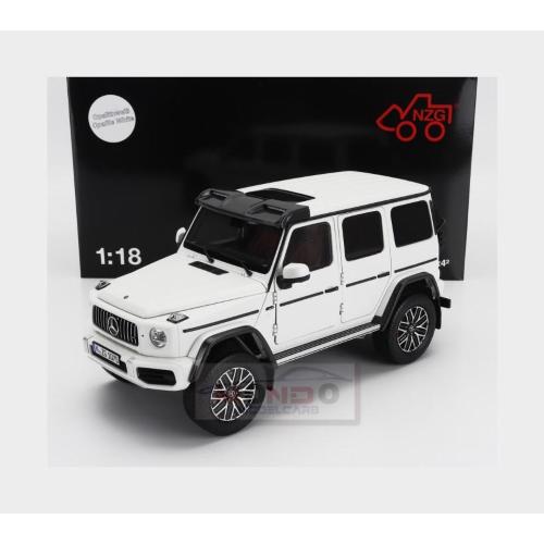 1:18 NZG Mercedes Benz G-Class G63 4X4 Amg 2023 Opalith White 1075-40