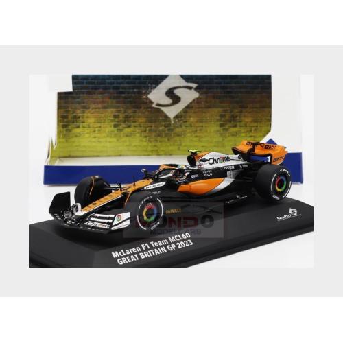1:43 SOLIDO Mclaren F1 Mcl60 Team Mclaren #4 2Nd British Gp 2023 Lando Norris Orange Black SL4317801