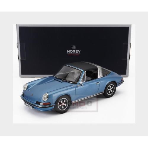 1:18 NOREV Porsche 911S 2.4 Targa 1973 Blue Met NV187646