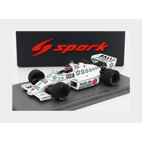 1:43 SPARK Arrows F1 A6 #30 Italy Gp 1983 Thierry Boutsen S5797