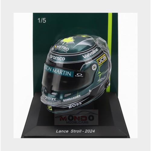 1:5 SPARK Bell Helmet Casco Helmet F1 Lance Stroll Team Aston Martin Aramco Cognizant #18 Season 2024 5HF144