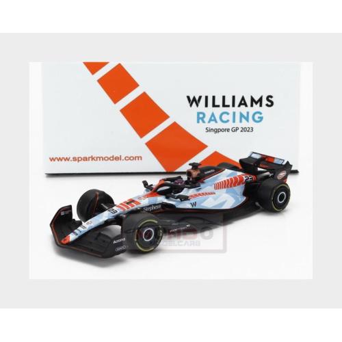 1:64 SPARK Williams F1 Fw45 Team Williams Racing Gulf #23 Singapore Gp 2023 Alexander Albon Y351
