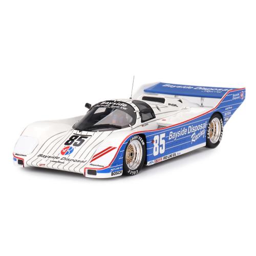 1:18 TRUESCALE Porsche - 962 2.8L Turbo #85 Team Bud Bayside Disposal Racing Winner Imsa 300Km Laguna Seca 1987 Klaus Ludwig TS0476