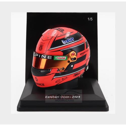 1:5 SPARK Bell Helmet Casco Helmet F1 Esteban Ocon Team Bwt Alpine #31 Season 2024 5HF138