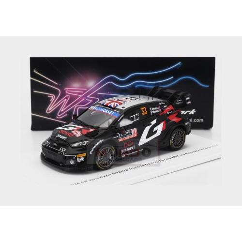 1:43 SPARK Toyota Yaris Gr Rally1 Hybrid Team Toyota Gazoo Racing Wrt #33 3Rd Rally Montecarlo 2024 Elfyn Evans Martin Scott S6851