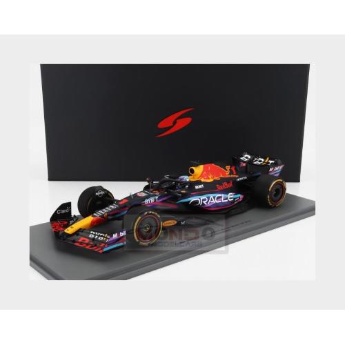 1:18 SPARK Red Bull F1 Rb19 Team Oracle Red Bull Racing #1 World Champion Winner Miami Gp 2023 Max Verstappen Con Vetrina With Showcase Special Box 18S895