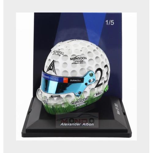 1:5 SPARK Bell Helmet F1 Casco Helmet Williams Fw45 Team Williams Racing #23 Miami Gp 2023 Alexander Albon 5HF113