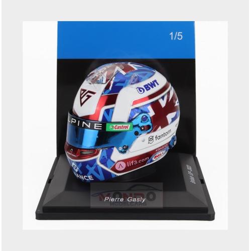 1:5 SPARK Bell Helmet F1 Casco Helmet Renault A523 Team Bwt Alpine #10 British Gp 2023 Pierre Gasly 5HF116