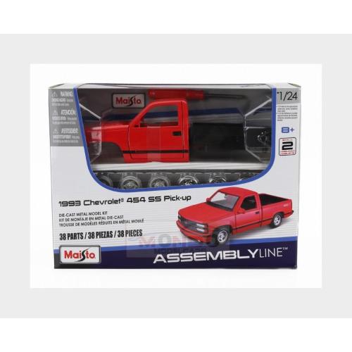 1:24 MAISTO Chevrolet 454 Ss Pick-Up 1993 Red MI39239-KIT