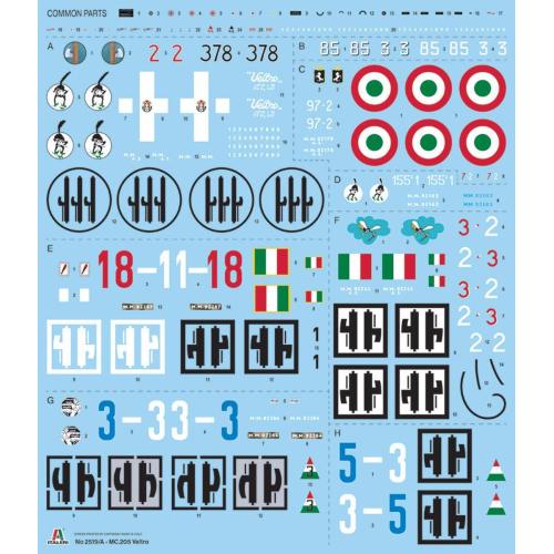 1:32 ITALERI Macchi Mc.205 Veltro Kit IT2519