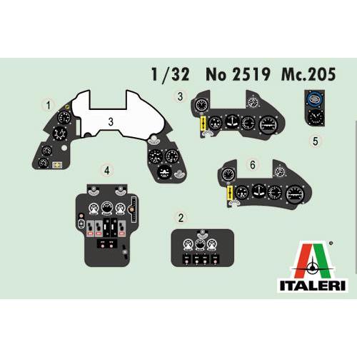 1:32 ITALERI Macchi Mc.205 Veltro Kit IT2519