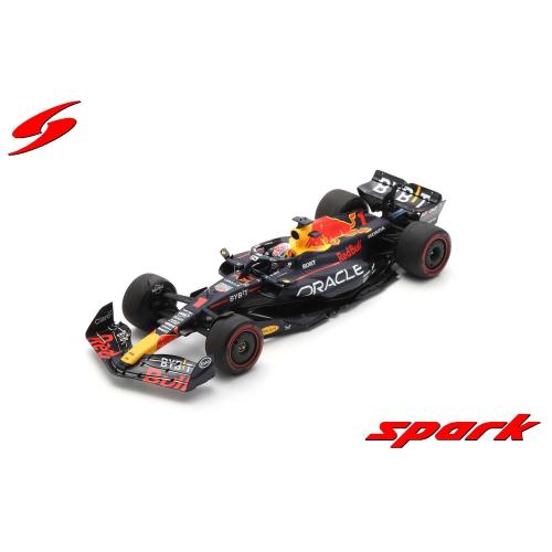 1:18 SPARK Red Bull F1 Rb19 Team Oracle Red Bull Racing #1 World Champion (40Th Career Victory) Winner Spain Gp 2023 Max Verstappen With Showcase 18S905