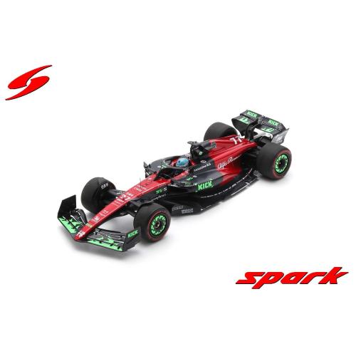 1:18 SPARK Alfa Romeo F1 C43 Team Orlen #77 Belgium Gp 2023 Valtteri Bottas With Showcase 18S962