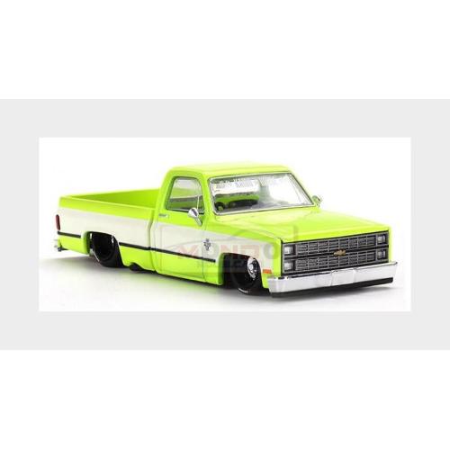 1:64 MINI-GT Chevrolet Silverado Pick-Up Kaido House 1980 Light Green White KHMG112