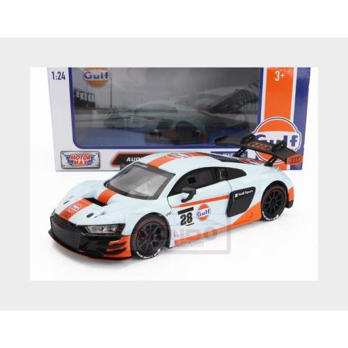 1:24 MOTORMAX Audi R8 Lms Gt3 #28 Gulf Racing 2020 Light Blue Orange MTM79667