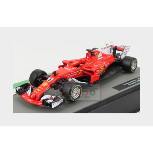 1:43 EDICOLA Ferrari F1 Sf70H #5 Season 2017 Sebastian Vettel Red White FORMULA1AUTOCOL113