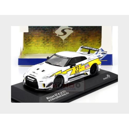 1:43 SOLIDO Nissan 35Gt-Rr Lb-Silhouette #23 Works Liberty Walk 2020 White Yellow Black SL4311208
