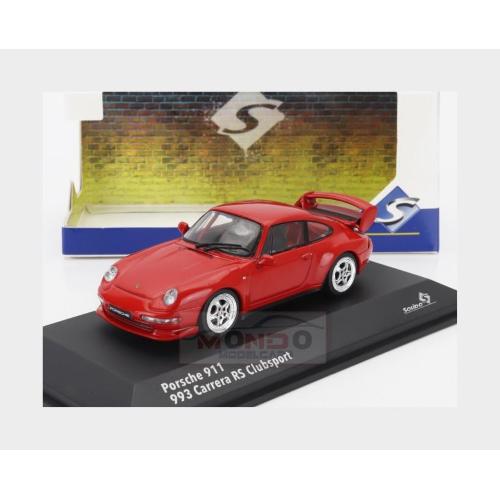 1:43 SOLIDO Porsche 911 993 Rs Clubsport Coupe 1993 Red SL4313802