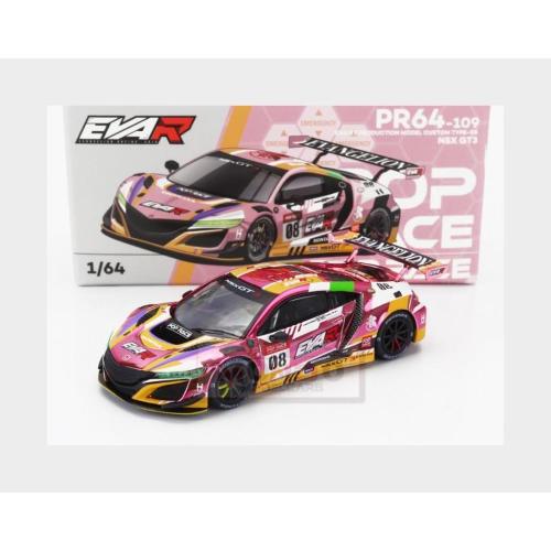 1:64 POP-RACE-LIMITED Honda Nsx Gt3 Evo22 #08 Racing 2022 Various PR640109