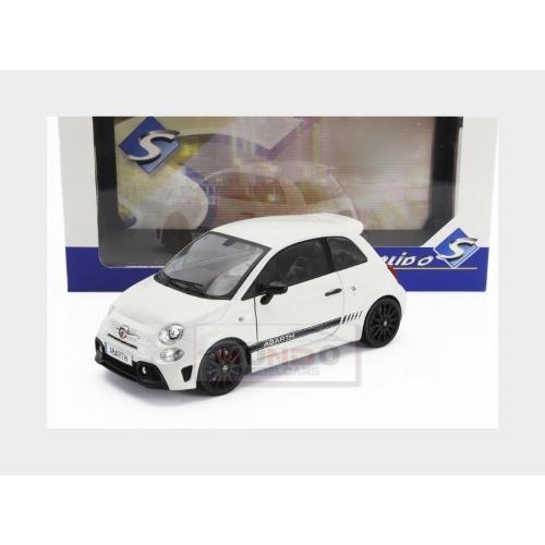 1:18 SOLIDO Fiat Nuova 500 Abarth 595 2022 White Black SL1811301