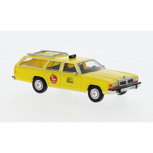 1:87 BREKINA PLAST Ford Ltd Station Wagon 1979 Big Apple Cab BRE19633
