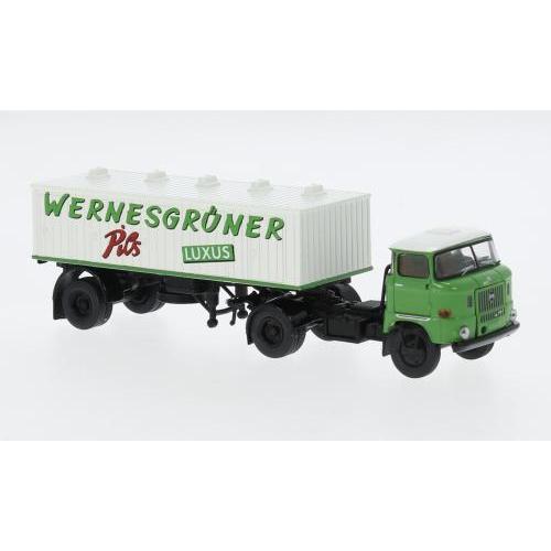 1:87 BREKINA PLAST Ifa W 50 Bier-Sz 1965 Wernesgrüner Pils BRE71214