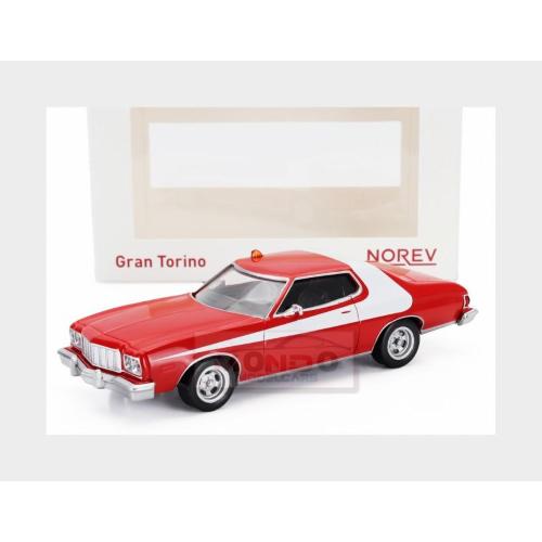 1:43 NOREV Ford Usa Gran Torino Coupe 1976 Red White NV270586