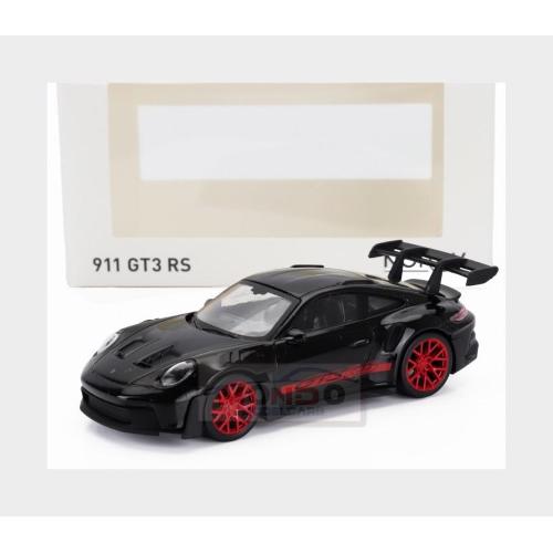1:43 NOREV Porsche 911 992 Gt3 Rs Coupe 2022 Black Red NV750062