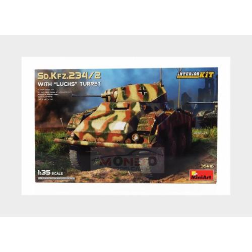 1:35 MINIART Tank 234/2 With Luchs Turret Military 1945 Kit MA35416