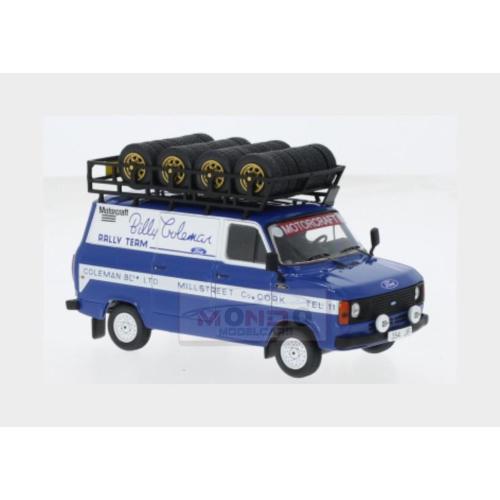 1:43 IXO Ford England Transit Mki Van Team Billy Coleman Rally Assistance 1966 Blue White RAC444X