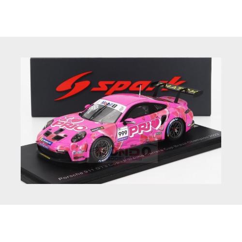 1:43 SPARK Porsche 911 Gt3 Cup #999 Porsche Carrera Cup Brésil Champion 2023 Nicolas Costa S5669