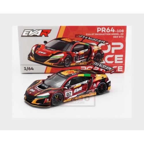 1:64 POP-RACE-LIMITED Honda Nsx Gt3 Evo22 #02 Racing 2022 Various PR640108