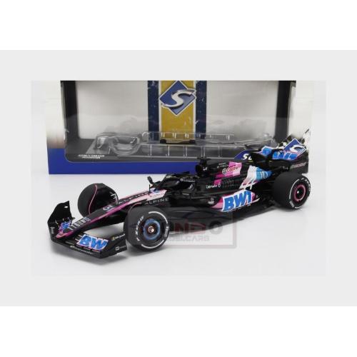 1:18 SOLIDO Alpine F1 A524 Team Bwt Alpine #31 Presentation Season 2024 Pierre Gasly Black Pink Blue SL1811004