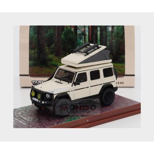1:64 TARMAC Mercedes Benz G-Class G63 4X4 Amg Camping 2020 Beige White T64R-040-CAMP