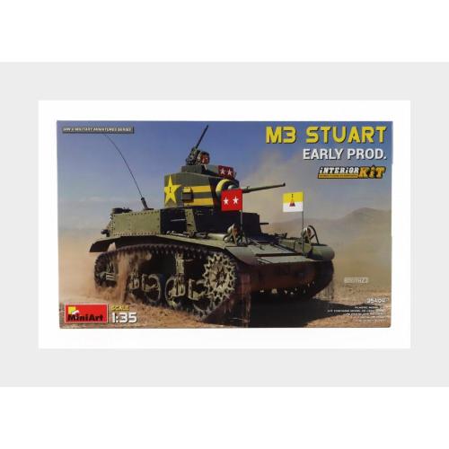 1:35 MINIART Tank M3 Stuart Military 1945 Kit MA35404