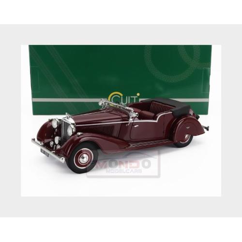 1:18 CULT SCALE MODELS Bentley 4.25L Vandem Plas Tourer Cabriolet Open 1938 Bordeaux Black CML116-3