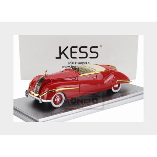 1:43 KESS MODEL Rolls Royce Phantom Iii Labourdette Vutotal Cabriolet Open 1947 Red Gold KE43049041