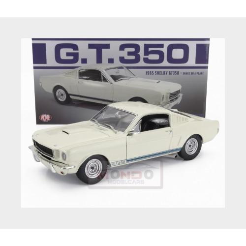 1:18 ACME MODELS Ford Usa Mustang Shelby Gt350 Coupe 1965 White A1801876