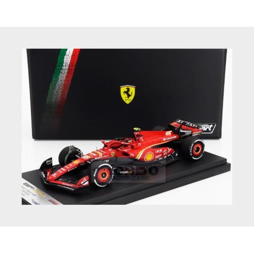 1:43 LOOKSMART Ferrari F1 Sf-24 Team Scuderia Ferrari #55 3Rd Bahrain Gp 2024 Carlos Sainz Red Black LSF1056