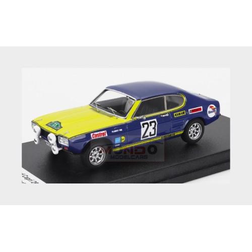 1:43 TROFEU Ford England Capri 2600 (Night Version) #23 2Nd Rally Bavaria 1971 Walter Rohrl Herbert Marecek Blue Yellow TRFDSN241