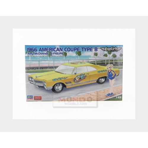 1:24 HASEGAWA Pontiac American Coupe Type B With Amy Mcdonnell Figure 1966 Kit HASSP598