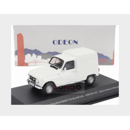 1:43 ODEON Renault R4 F4 Fourgonnette Van 1975 White ODEON167