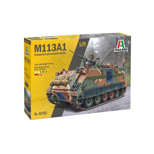 1:35 ITALERI M113A1 Apc Armoured Personnel Carrier Kit IT6753